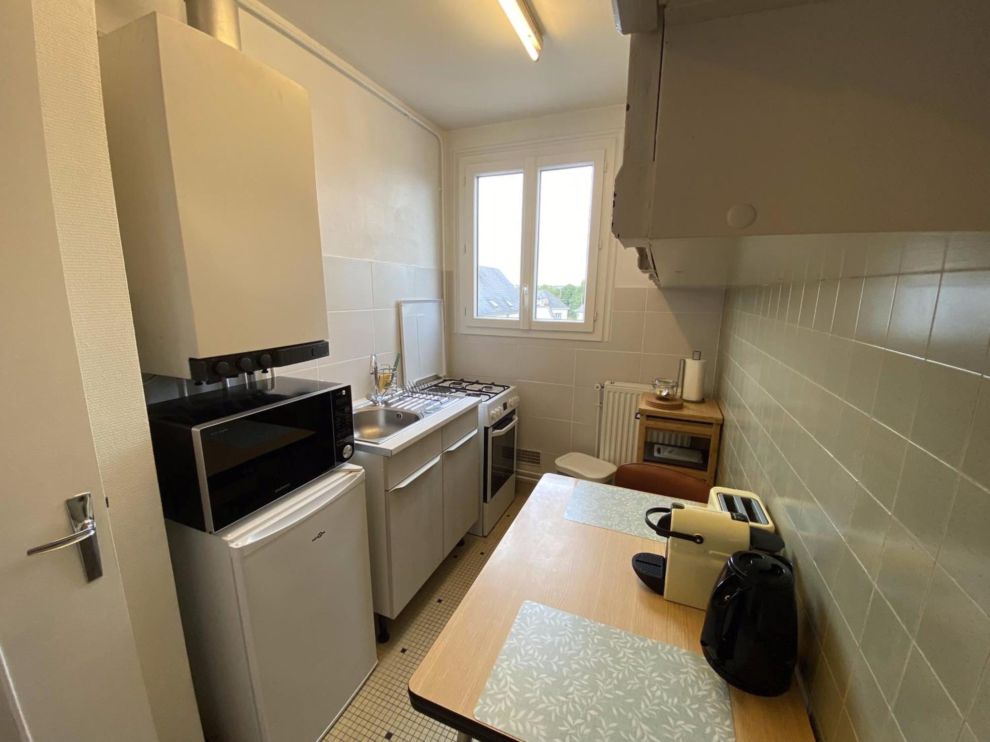 Grand Studio Calme Avec Balcon & Parking Gratuit Tours Eksteriør billede